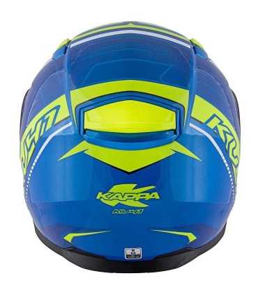 Casco Kappa KV-41 Dallas Simple blu giallo