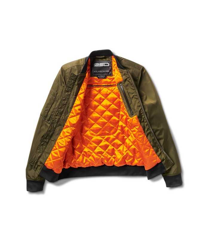 Roland Sands Palomar motorcycle jacket olive