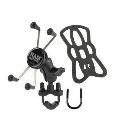 RAM MOUNTS, X-GRIP PHONE MOUNT W/U-BOLT BASE. LARGE PHONES