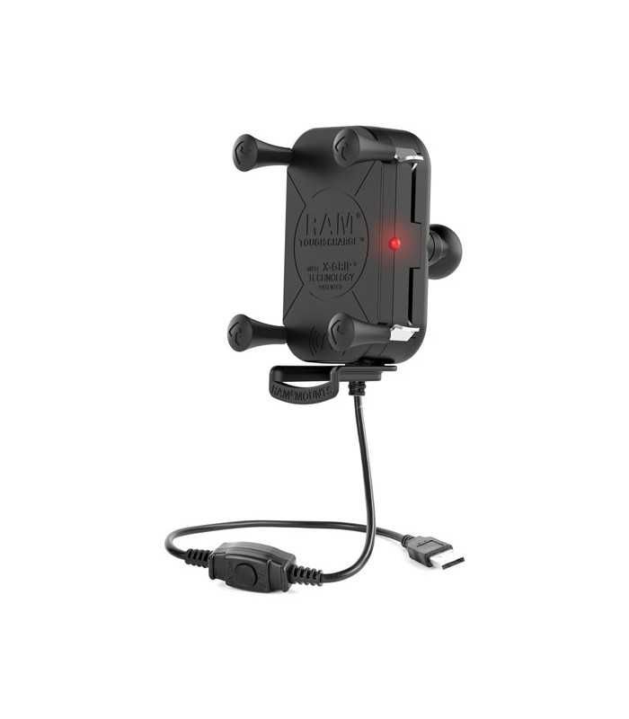 RAM MOUNTS, TOUGH-CHARGE™ X-GRIP® WIRELESS CHARGING HOLDER