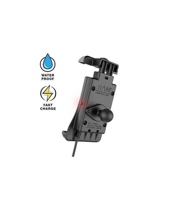 RAM MOUNTS, QUICK-GRIP WIRELESS CHARGING HOLDER