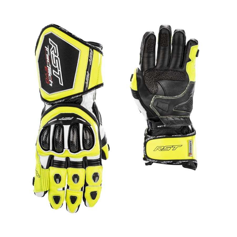 Racing gloves RST Tractech Evo 4 yellow