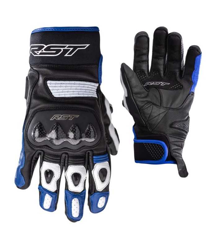 Guanti pelle moto RST Freestyle 2 blu