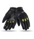 Gant moto femme Seventy C26 noir jaune