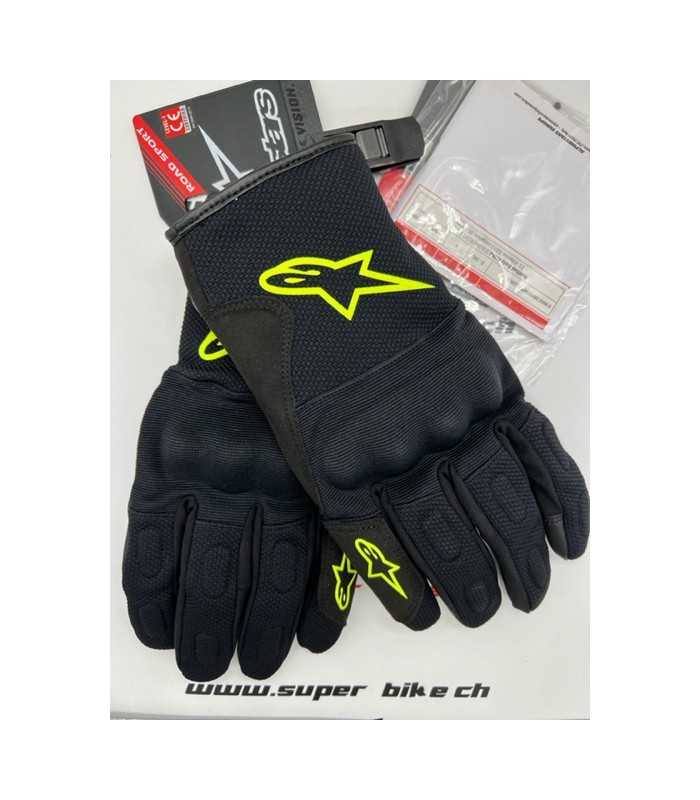 Gants Alpinestars S-Max noir jaune