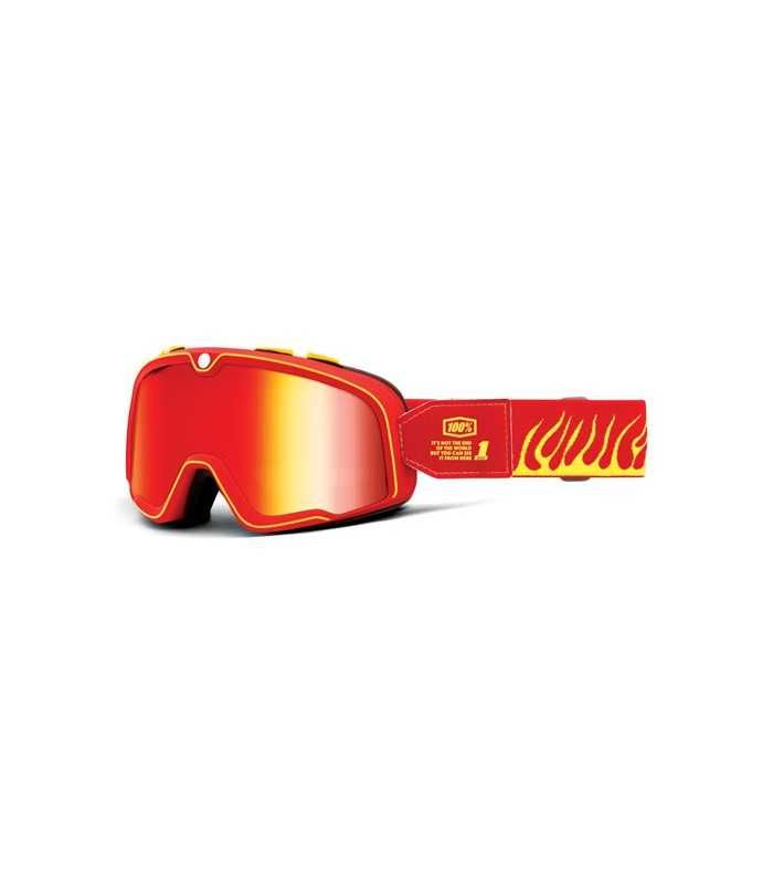 100% Barstow DEATH SPRAY MIRROR RED