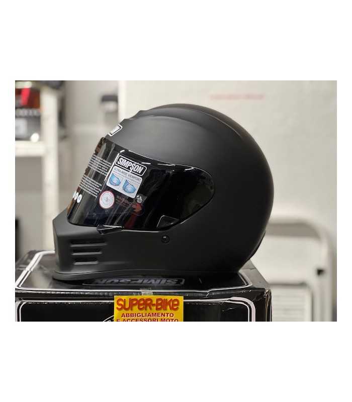 Casco integrale moto Simpson Speed nero opaco