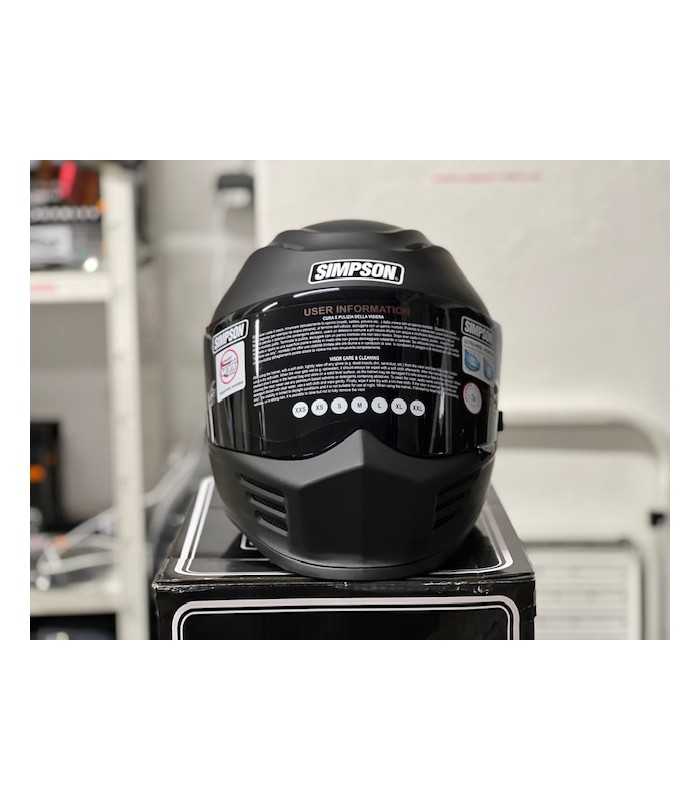 Simpson Speed black matt helmet