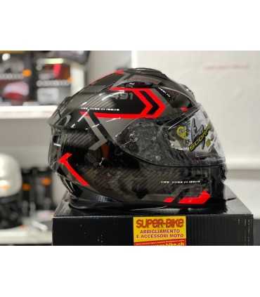 Scorpion Exo 491 Spin black red helmet