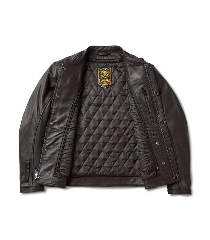ROLAND SANDS PARAMOUNT 74 motorrad jacke braun