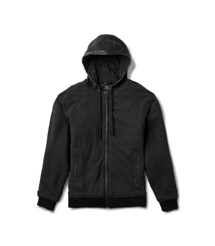 Motorrad Hoodie ROLAND SANDS OBISPO 74 schwarz
