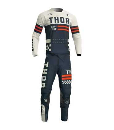 Maglia cross Thor Pulse Combat bianca