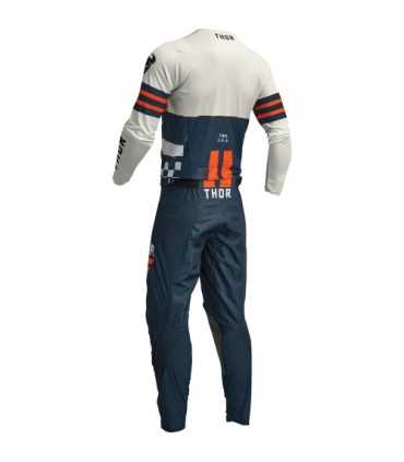 Maglia cross Thor Pulse Combat bianca