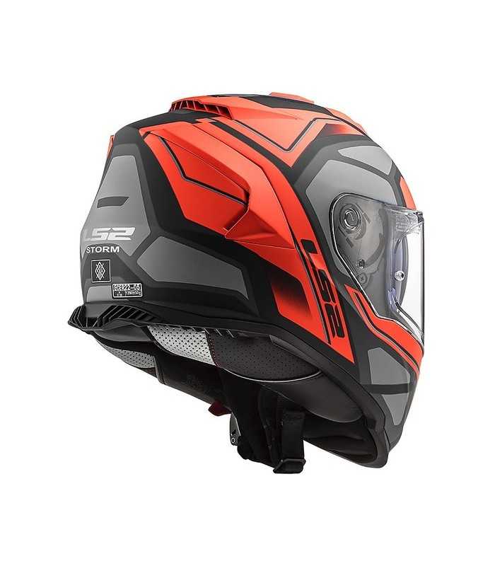 LS2 FF800 STORM Faster titan red matt helmet