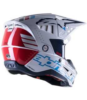 Alpinestars SM5 Action white cross helmet