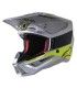 Alpinestars SM5 Bond silver cross helmet