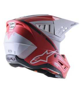 Alpinestars SM5 Rayon Motocross Helm schwarz rot