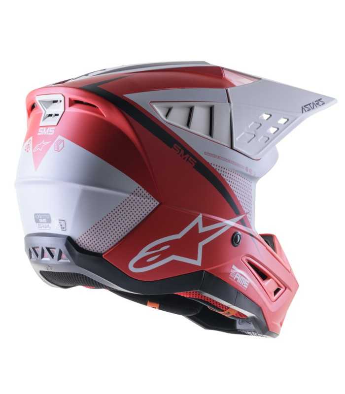 Casquemotocross Alpinestars SM5 Rayon rouge