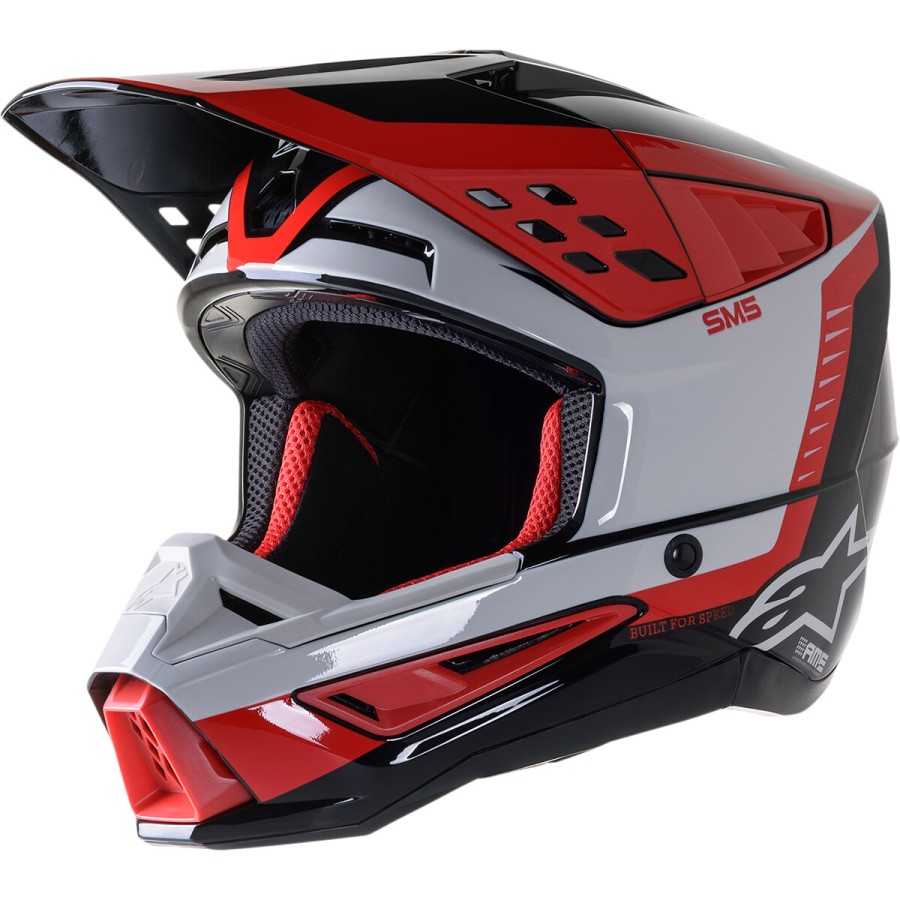 Alpinestars SM3 Motocross Helm Yamaha Blau - Profi-Helm Für Offroad Und Enduro