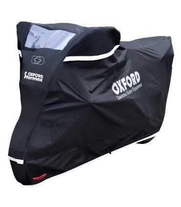 Housse De Protection Oxford Stormex Pour Moto Avec Topcase - Imperméable Et Résistante - Taille XL