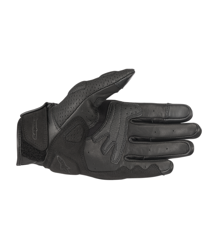 Alpinestars Mustang V2 black leather gloves