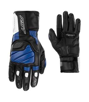 RST Turbine motorrad lederschuhe blau