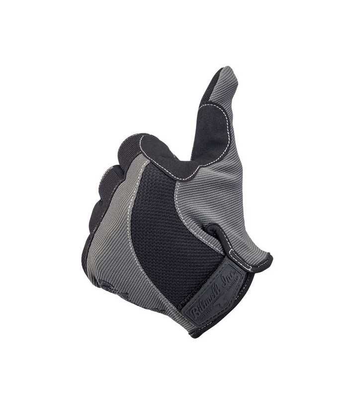 Biltwell guanti estivi moto grigi