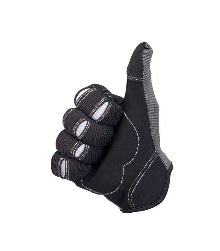 Biltwell Motorrad Sommerhandschuhe grau