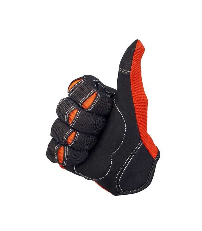 Biltwell Motorrad Sommerhandschuhe orange