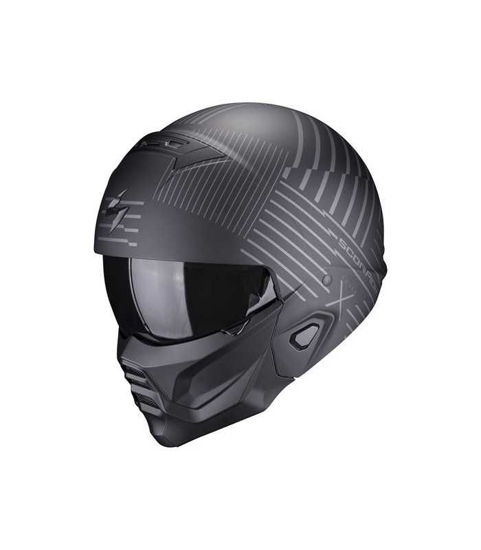 Scorpion Exo Combat 2 MIles helm schwarz matt