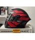 Casque Airoh Gp 550 S Wander noir rouge matt