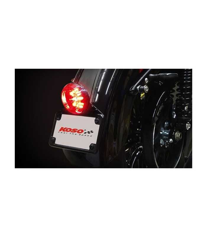 KOSO 'SOLAR' LED TAILLIGHT RED LENS