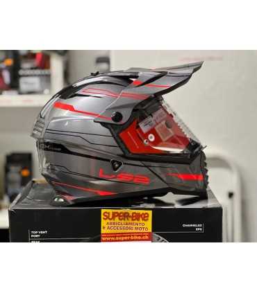 LS2 MX436 Pioneer Evo Knight titan orange