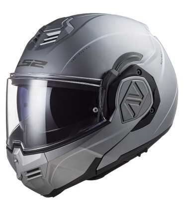 Casco modulare LS2 FF606 Advant Special silver opaco