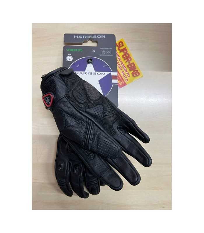 Guanti in pelle Harisson Striker evo nero