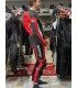 Berik Monza 2 black red leather suit