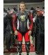 Berik Monza 2 black red leather suit