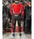 Berik Monza 2 black red leather suit