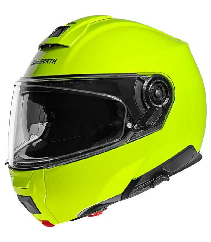 Schuberth C5 yellow helmet