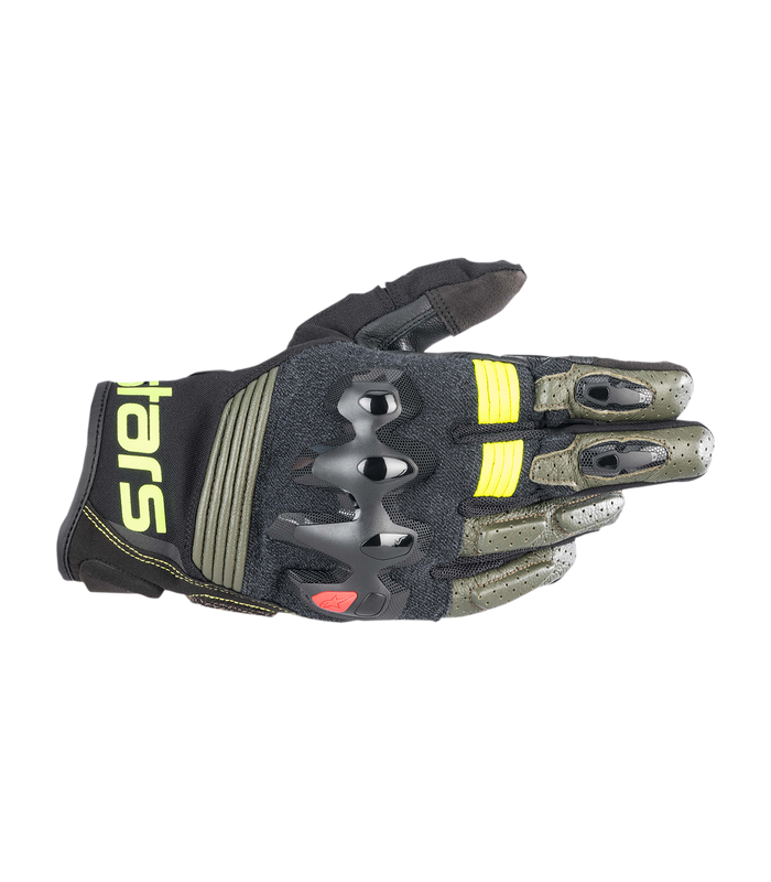 Gants Alpinestars Halo noir jaune