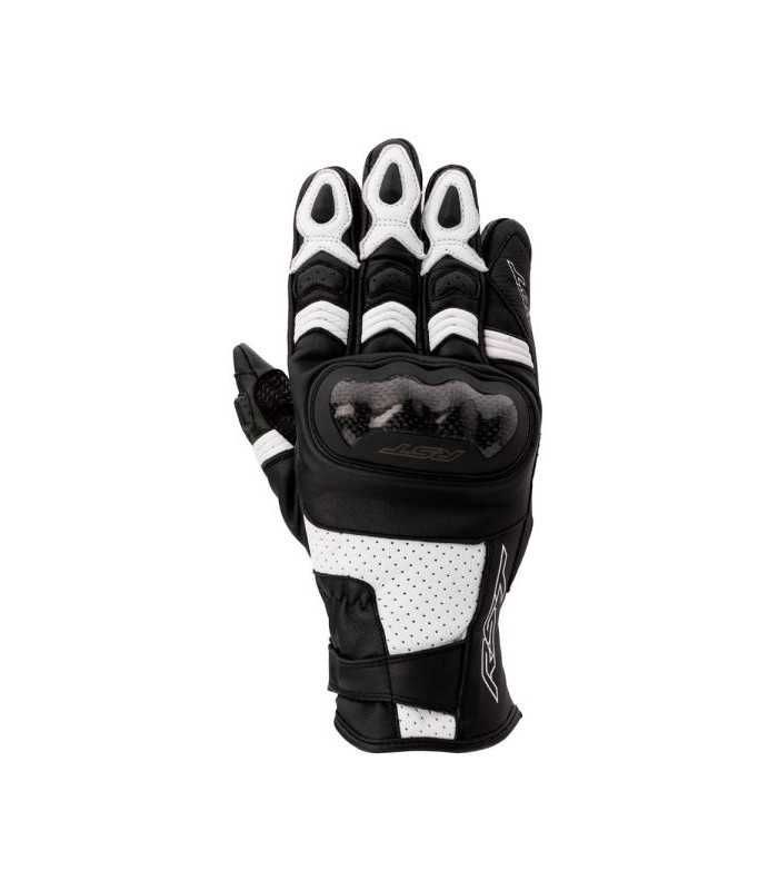 Gants en cuir RST Shortie blanc