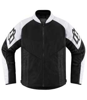 Veste moto été Icon Mesh AF blanc