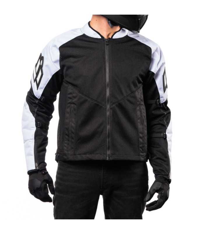 Veste moto été Icon Mesh AF blanc