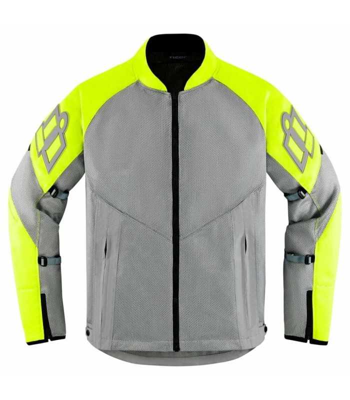 Veste moto été Icon Mesh AF jaune