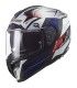 Casco LS2 FF327 Challenger Alloy carbon blu