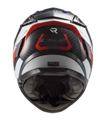 Casco LS2 FF327 Challenger Alloy carbon blu