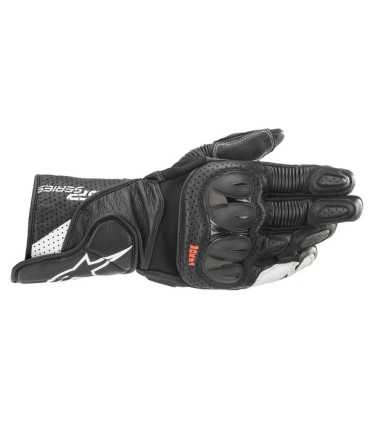 Guanti racing Alpinestars Sp-2 V3 neri bianchi