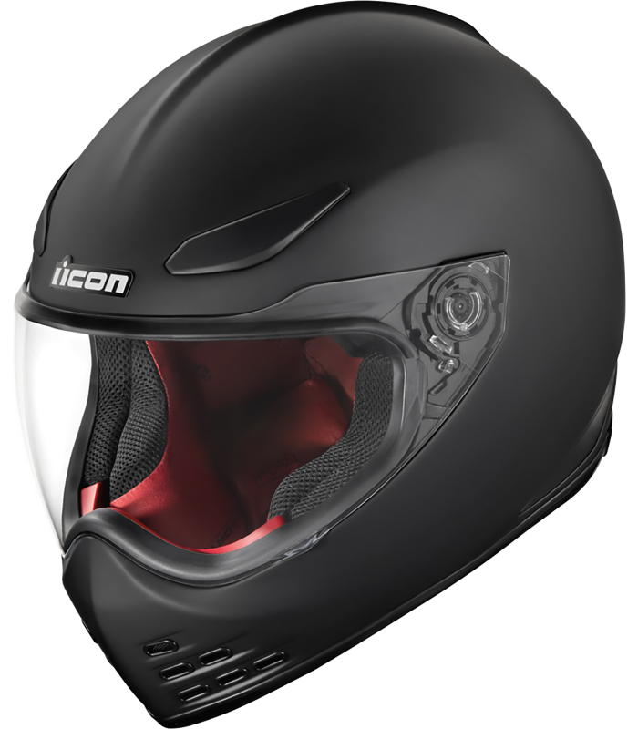 Icon Domain black matt helmet