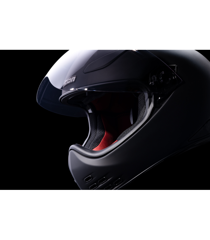 Icon Domain black matt helmet