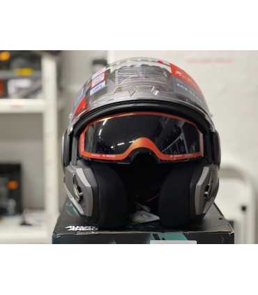 Casco modulare LS2 FF606 Advant titanio opaco